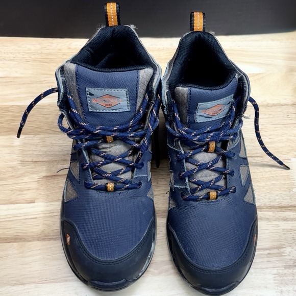 Merrell Fullbench Speed Composite Toe Mens 6 M/Womens 7.5 Blue Work Safety Boots